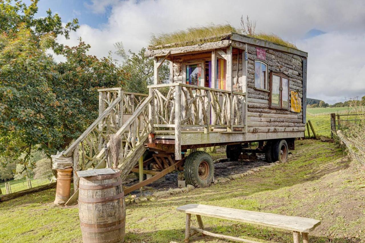 2X Double Bed - Glamping Wagon Dalby Forest Scarborough Exteriör bild